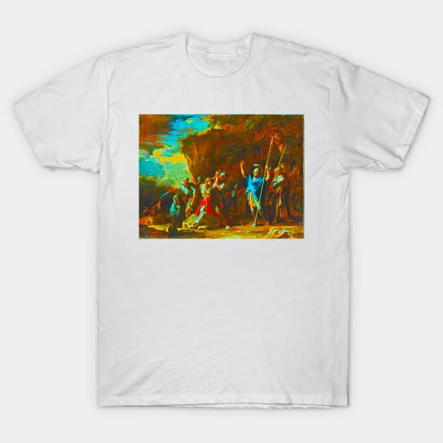 Salvator Rosa scene from the greek history T-Shirt by indusdreaming